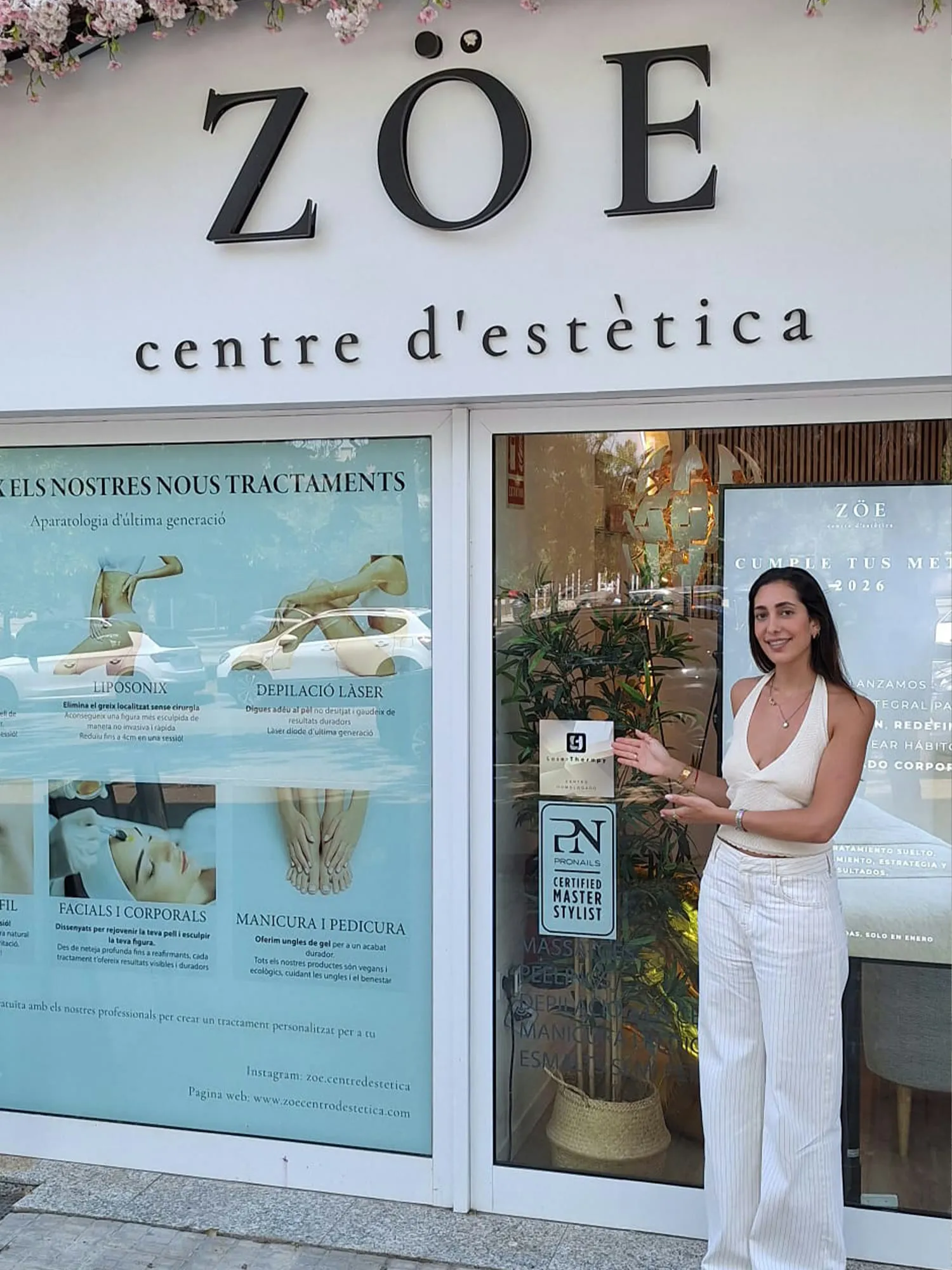 Entrada de ZÖE Centre d'Estètica, nuevo centro homologado en Sant Cugat